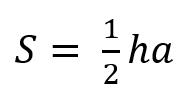 Основная формула площади треугольника